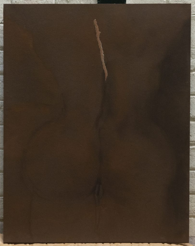 Pastel 65x50cm Italian paper maroufler on wood
