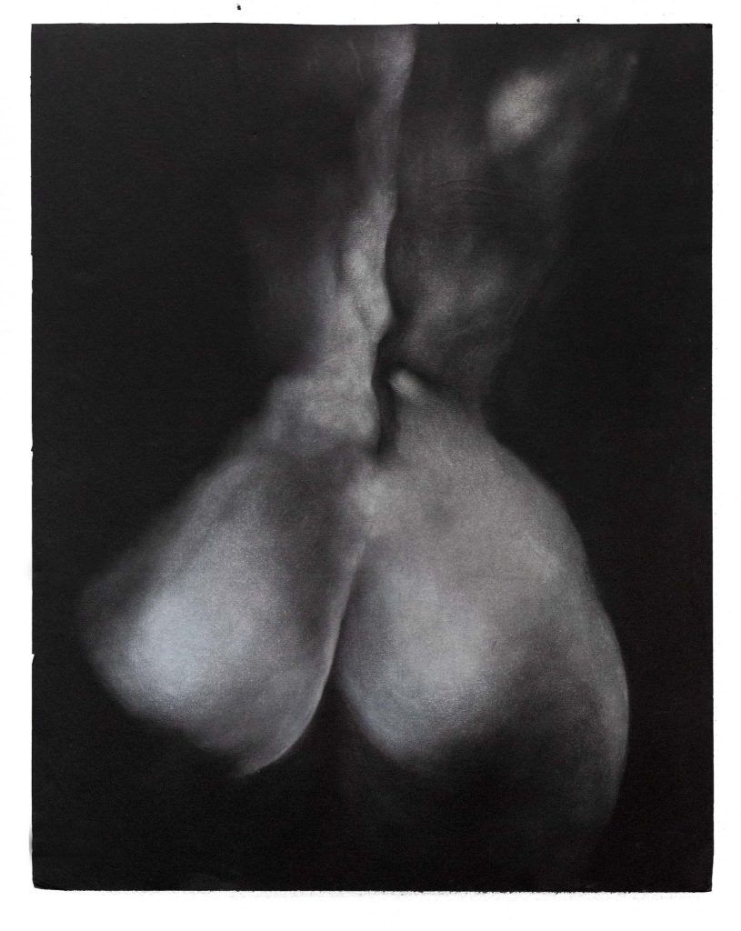 64x50 Pastel 3 Italian paper maroufler on card