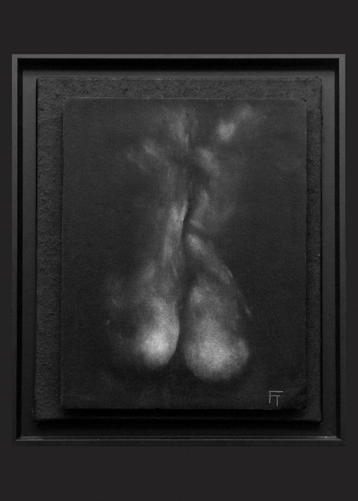 Sfumato 55x45cm Pastel maoufler on card and mounted on canvas covered with Nepalise paper